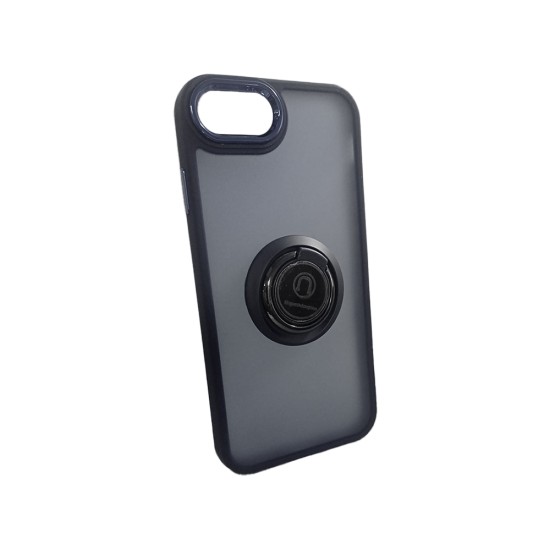 Case with Support Ring for Apple iPhone 7 Plus/ 8 Plus Smoked Black